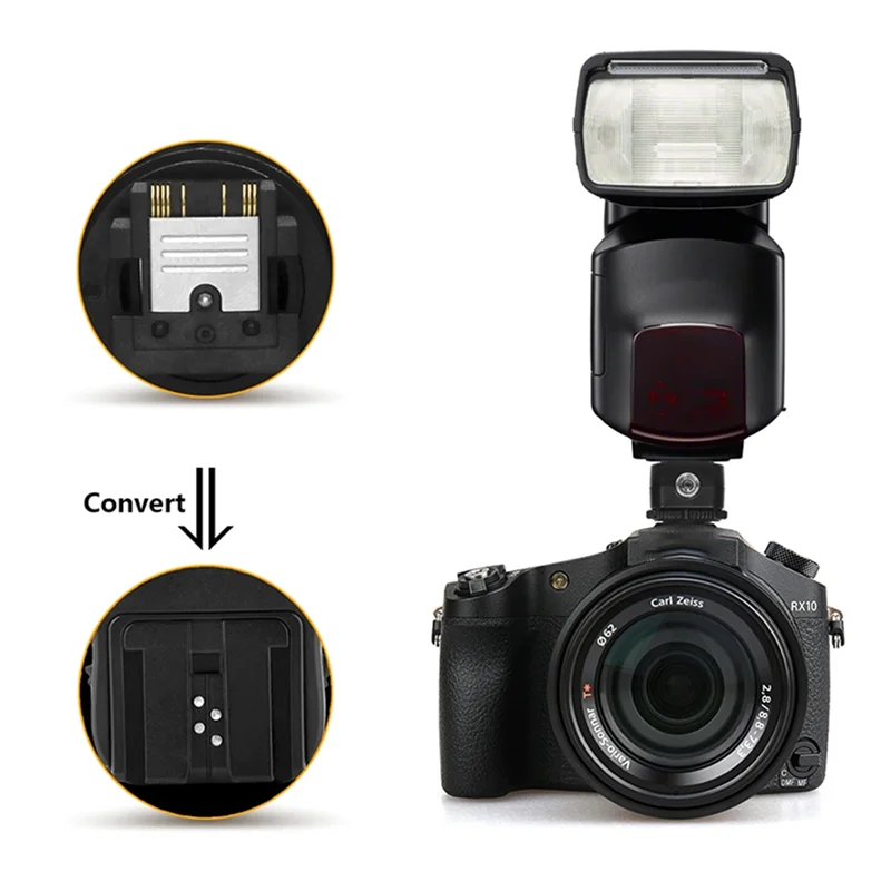 【USB-C Cable】For Sony Mi For Sony DSLR SLR As ADP-MAA TF-335 Universal Convert To Digital Camera Flash Speedlite Hot Shoe Adapte