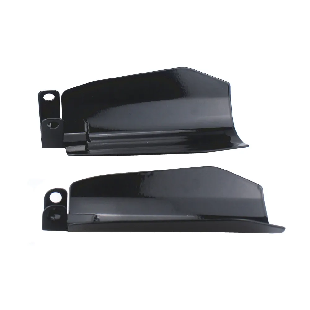 

2x Black Motorcycle Shade Hand Guard Coffin Cut Handguards For Harley Sportster XL Baggers Electra Road Glide