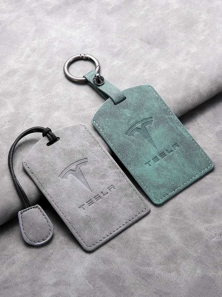Car Smart Remote Key Card Cover Case Key Bag Shell Holder Protection For Tesla Model Y Model 3 2020 Keychain Styling Accessories