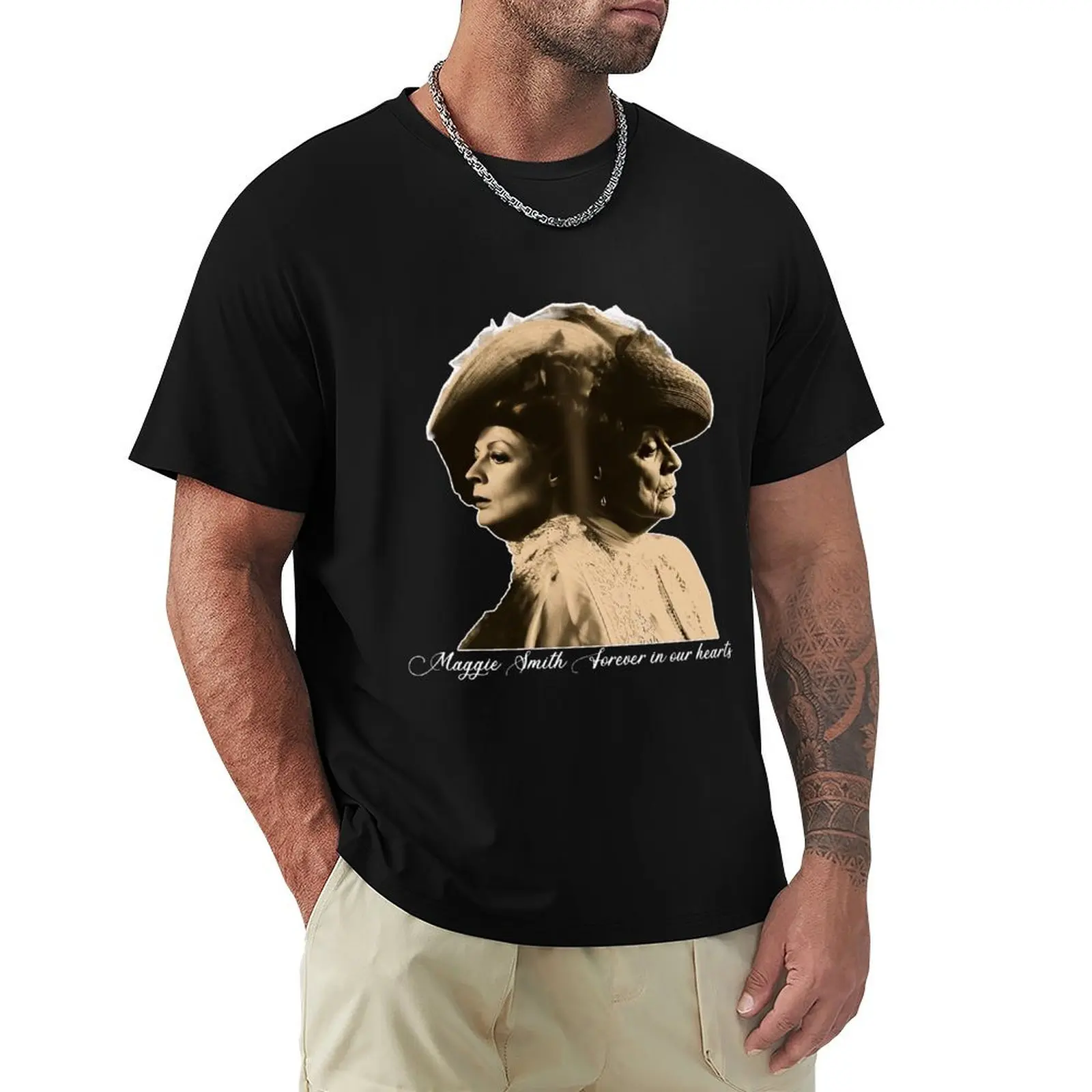 

Maggie Vintage Brishtish T-Shirt essential t shirt korean fashion mens cotton t shirts