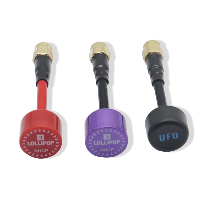 5.8G Omni Mini Lollipop Aerial RHCP Antenna High Gain 5Dbi FPV Transmitter/Receiver SMA/RP-SMA Male For RC Racing