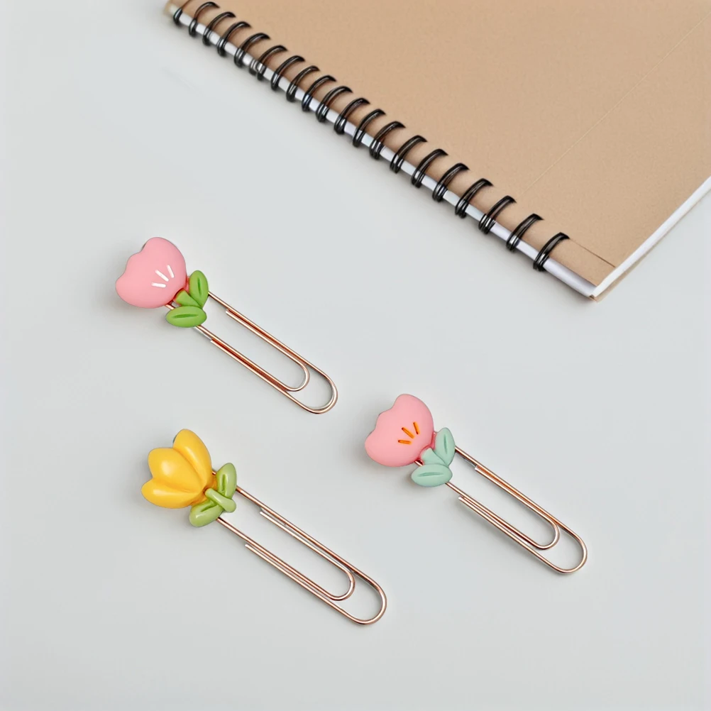 Рисунок 2 - скрепки для бумаг с цветами