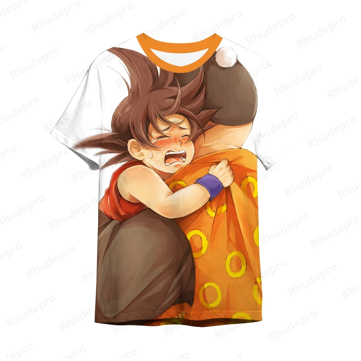 

Japanese Anime Shirt For Men Printed T-shirt Anime Goku Children's Men's Trend Summer Oversized High Quality Y2k Fashion