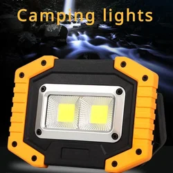 Multi Functional COB Outdoor Searchlight, Portable Lighting, Floodlight Work Light, Rechargeable LED, Portable Camping Light