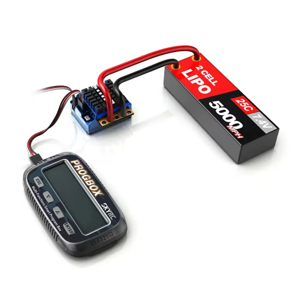 SKYRC PROGBOX Multi-function Smart Program Box for RC Model ESC Setting Servo Motor KV/RPM Tester Battery Monitor SK-300079-01