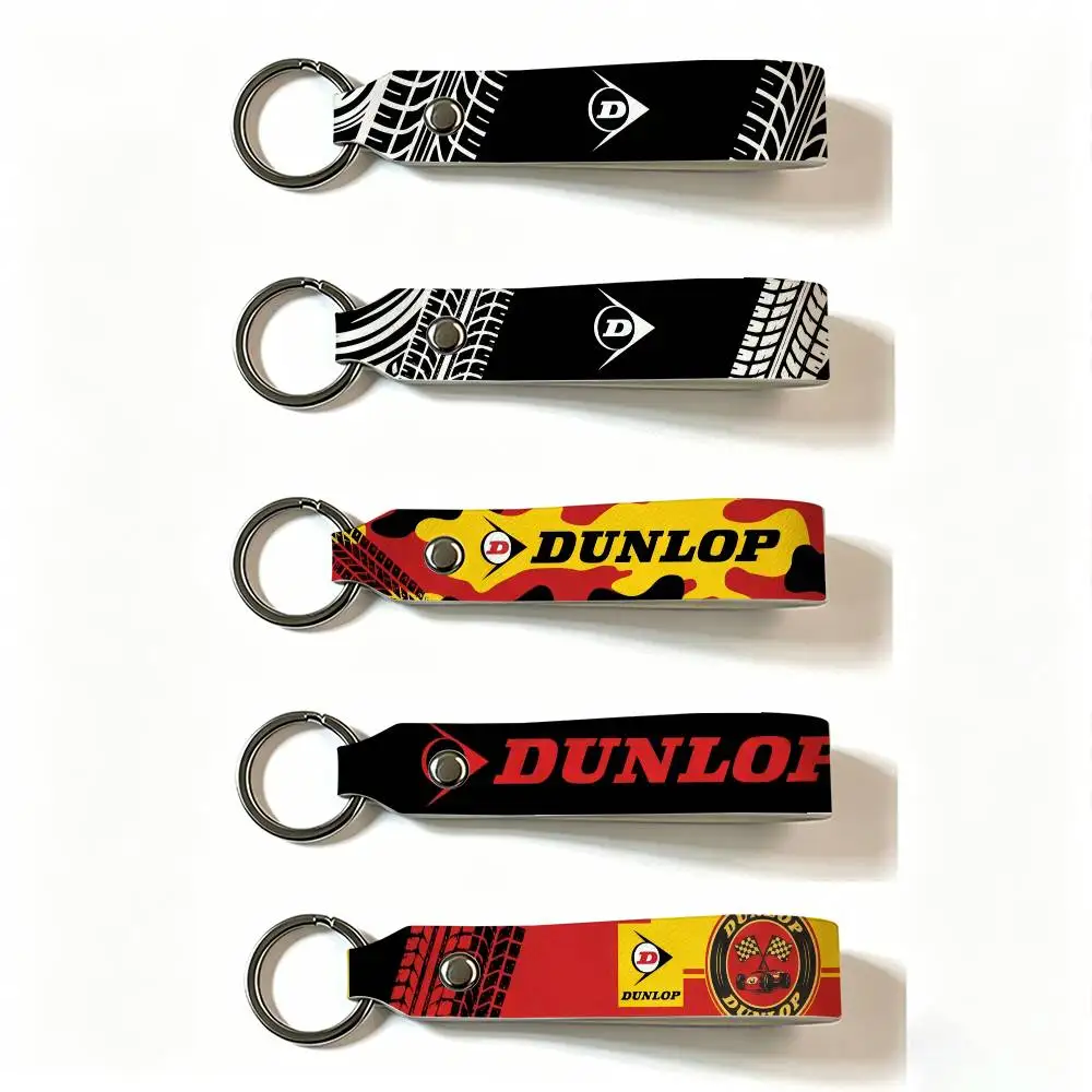 FÜR DUNLOP PU-Leder Schlüsselanhänger Minimalistischer Schlüsselhalter Langlebiger Schlüsselorganizer Autoschlüsseltasche Zubehör Geschenk