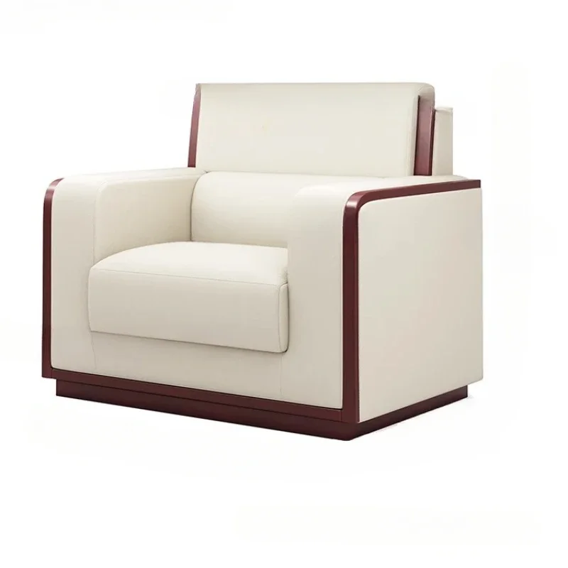 Office sofa chair upscale business hotel VIP meeting office reception guests negotiation sofa coffee table combination