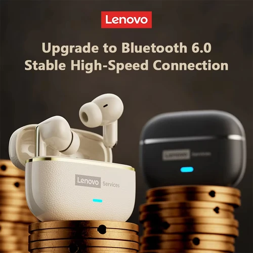 Imagen 2 del producto Lenovo LE208 auriculares Bluetooth V6.0 ENC auriculares inalámbricos con cancelación de ruido auriculares de música para juegos de baja latencia llamada HD con micrófono
