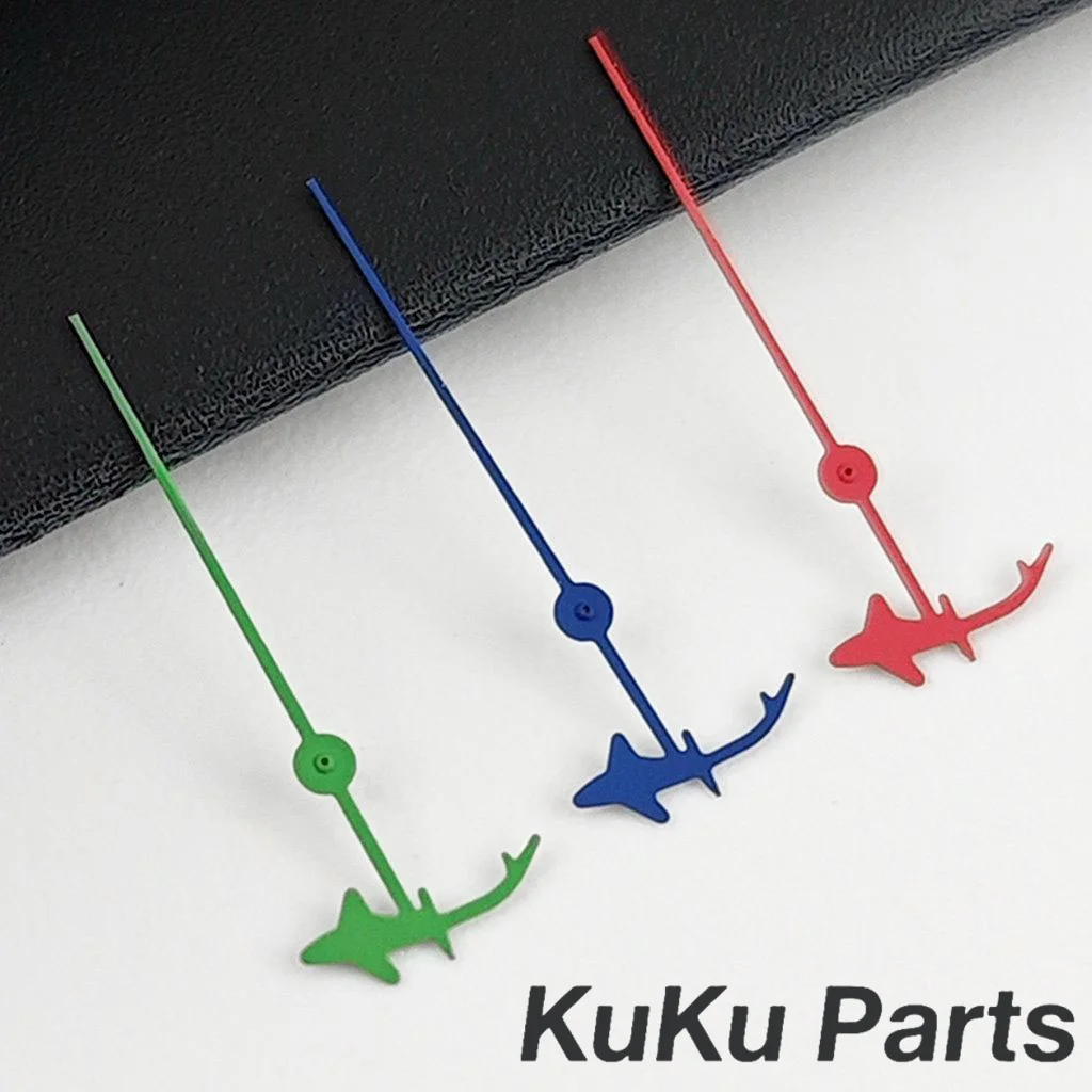 القرش الثاني NH35 الأيدي 12.5 مللي متر ساعة ملحق مناسبة ل NH34 NH35 NH36 NH38 NH70 NH72 حركة الساعات مؤشرات لا مضيئة