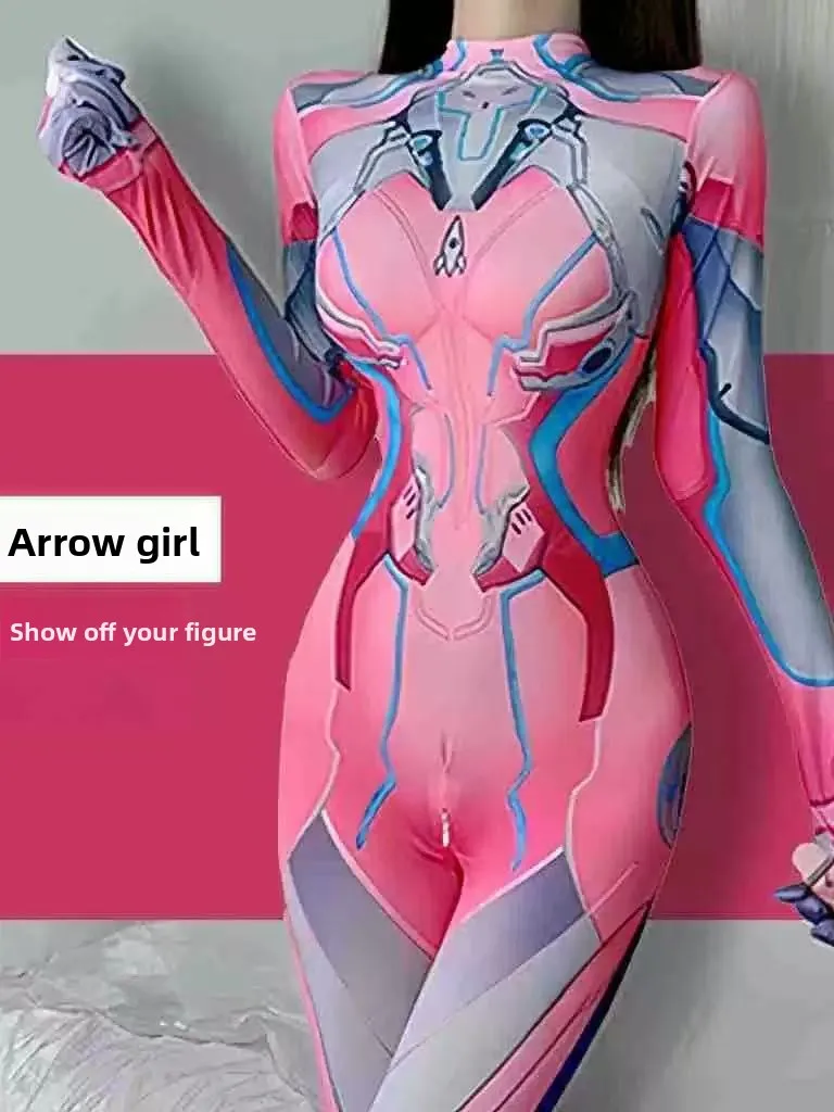 loween Seduce Tight Suit Red Blue Bla Spider One-Piece Suit Len Bol Li Ming Xiang Performance Cos orm Temptation