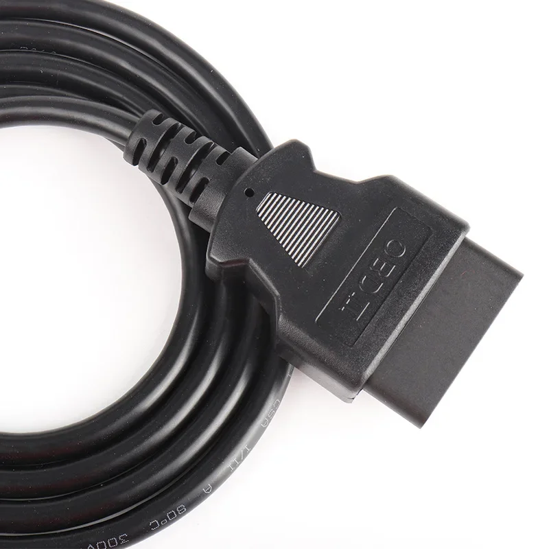 Auto-OBD-Verlängerungskabel, männlich zu weiblich, 16 Kerne, betätigt, 16-polig, OBD2 ELM327, Diagnosewerkzeug, Stecker, Scanner-Adapter, 3 m, 1,5 m – Detail 5