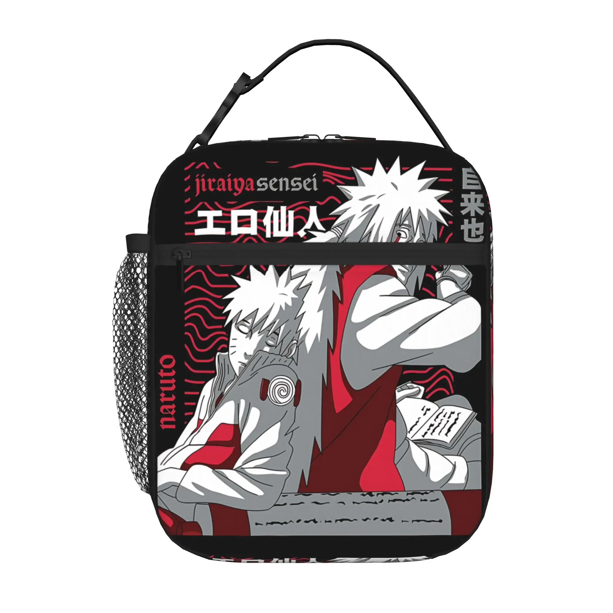 Naruto anime comic Insulated Lunch Bag Ice Pack Rice Bag  bolsa Student Bento Lunch Handbag Insulation