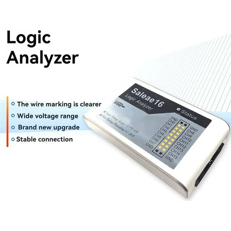 BTLIFE- 16 محلل منطقي 16 قناة 100 متر قناة كاملة الرقمية راسم الذبذبات USB محلل المنطق ل ARM FPGA #2