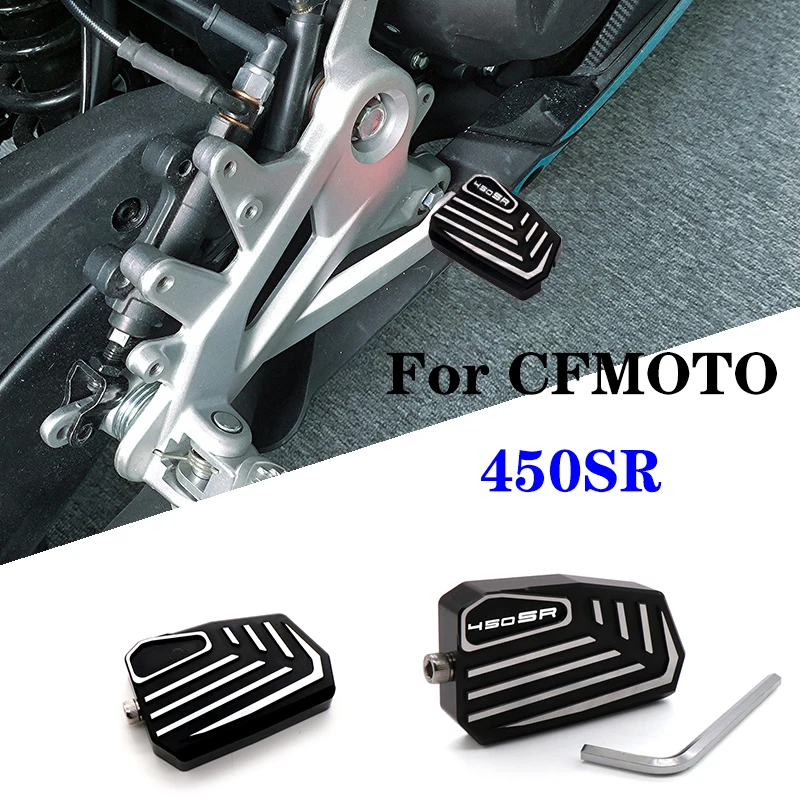 

Suitable for CFMOTO 450sr enlarged brake pedal modification rear brake pad non-slip widened 450SR motorcycle accessories