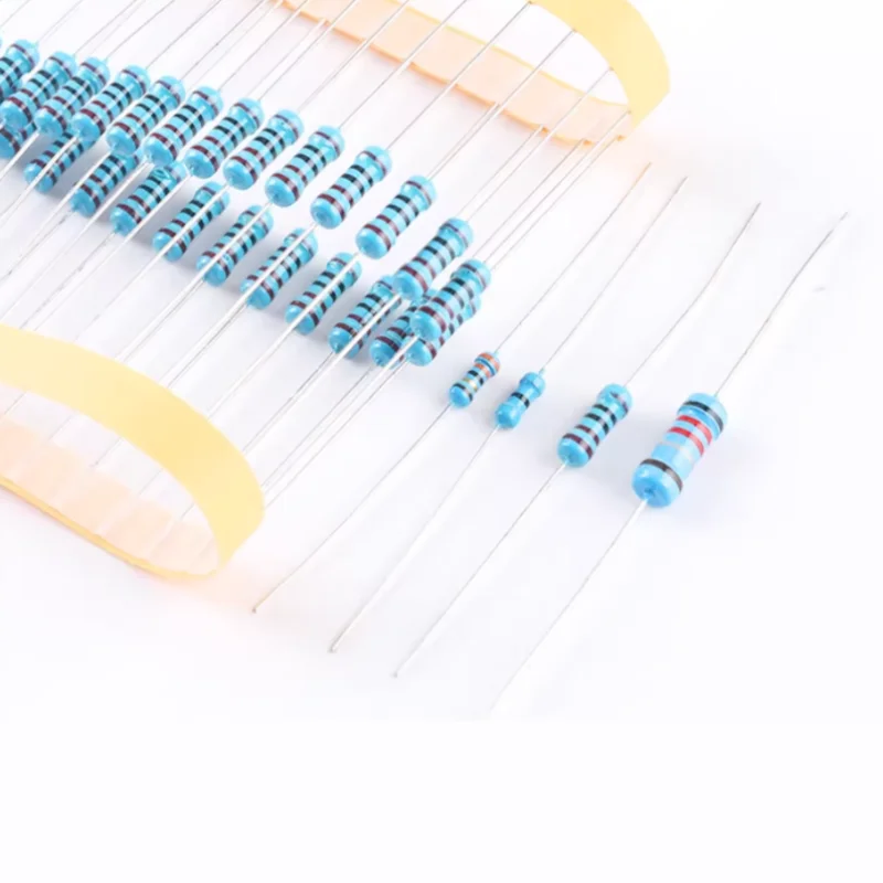 100Pcs 1/4W 1% Metal Film Resistor Kit 0Ω-22M Ohm Assorted Set 0 2.2 10 100 150 220 330 470 1K 2.2K 4.7K 10K 100K 470K 1M 10M 20 image 4