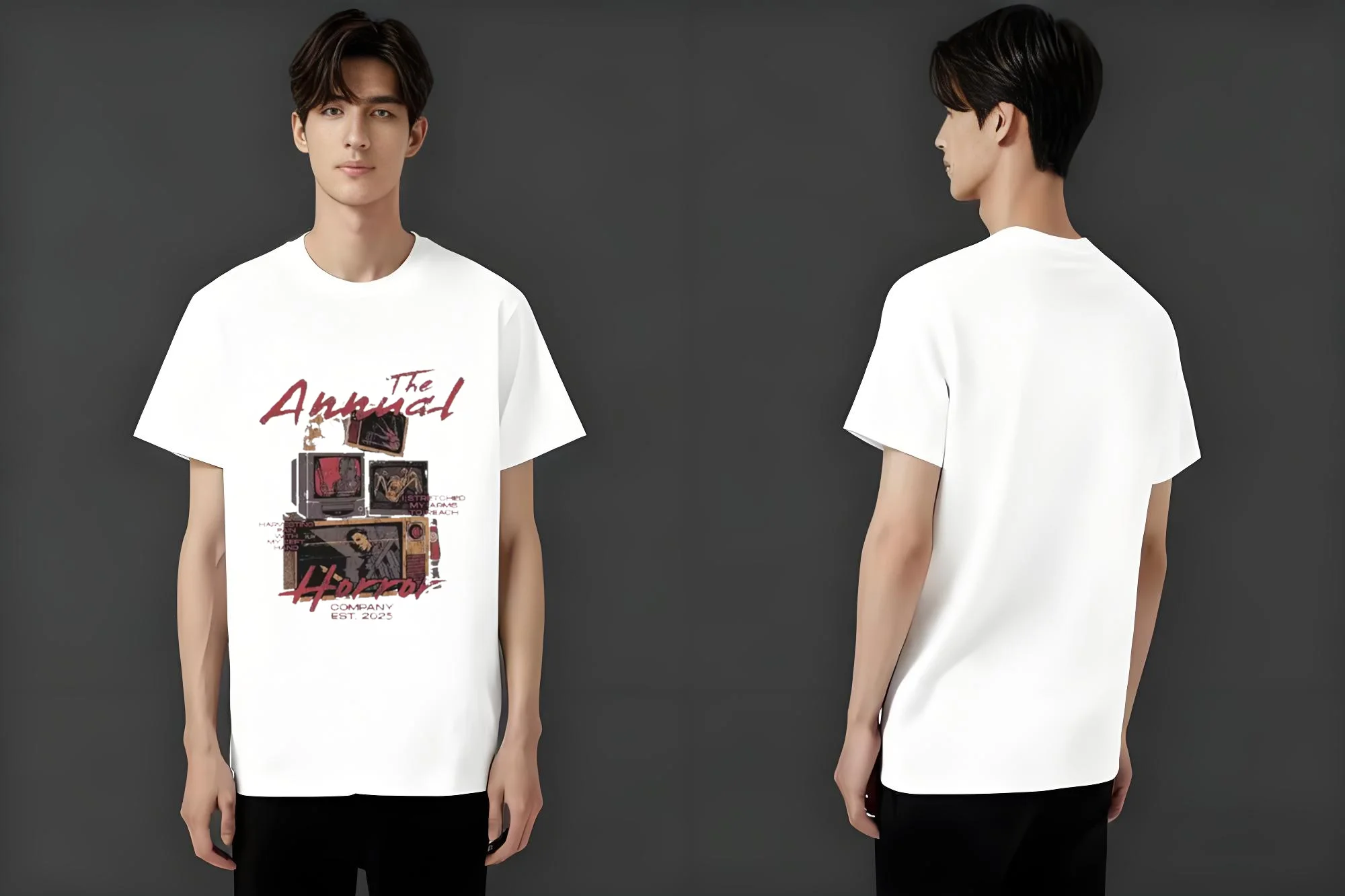 

The 2025 streetwear brand T-shirts for both men and women, featuring printed, comfortable and casual streetwear Y2K