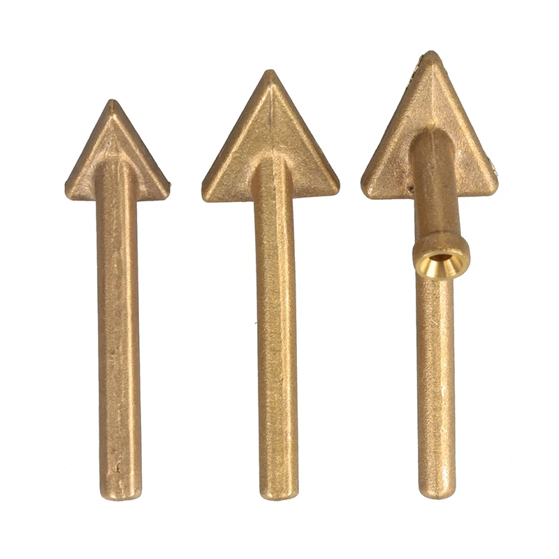 3pc Soldering Iron Tips set Copper Repair Triangular Smoothing Head Welding Tips Iron Plastic Welder-Replacement Tips For 80Watt