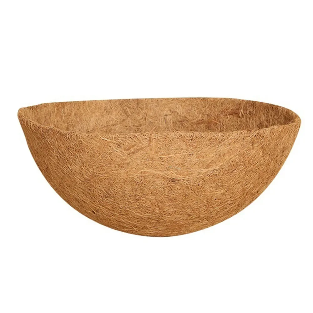 

Environmentally Friendly Hanging Basket Liner 3-Pack 8-16 Inch Coconut Coco Fiber Natural Premium Water Retention