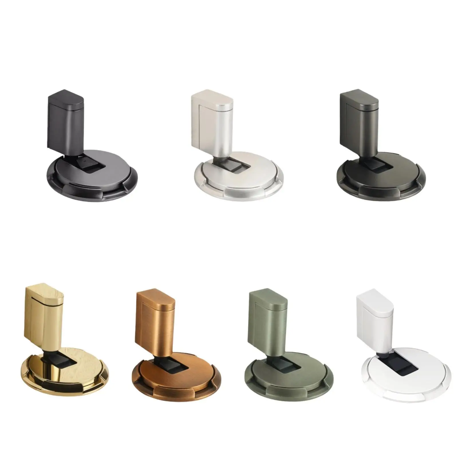 Door Stopper Easy to Install Heavy Duty Adjustable Height Compact Door Stop
