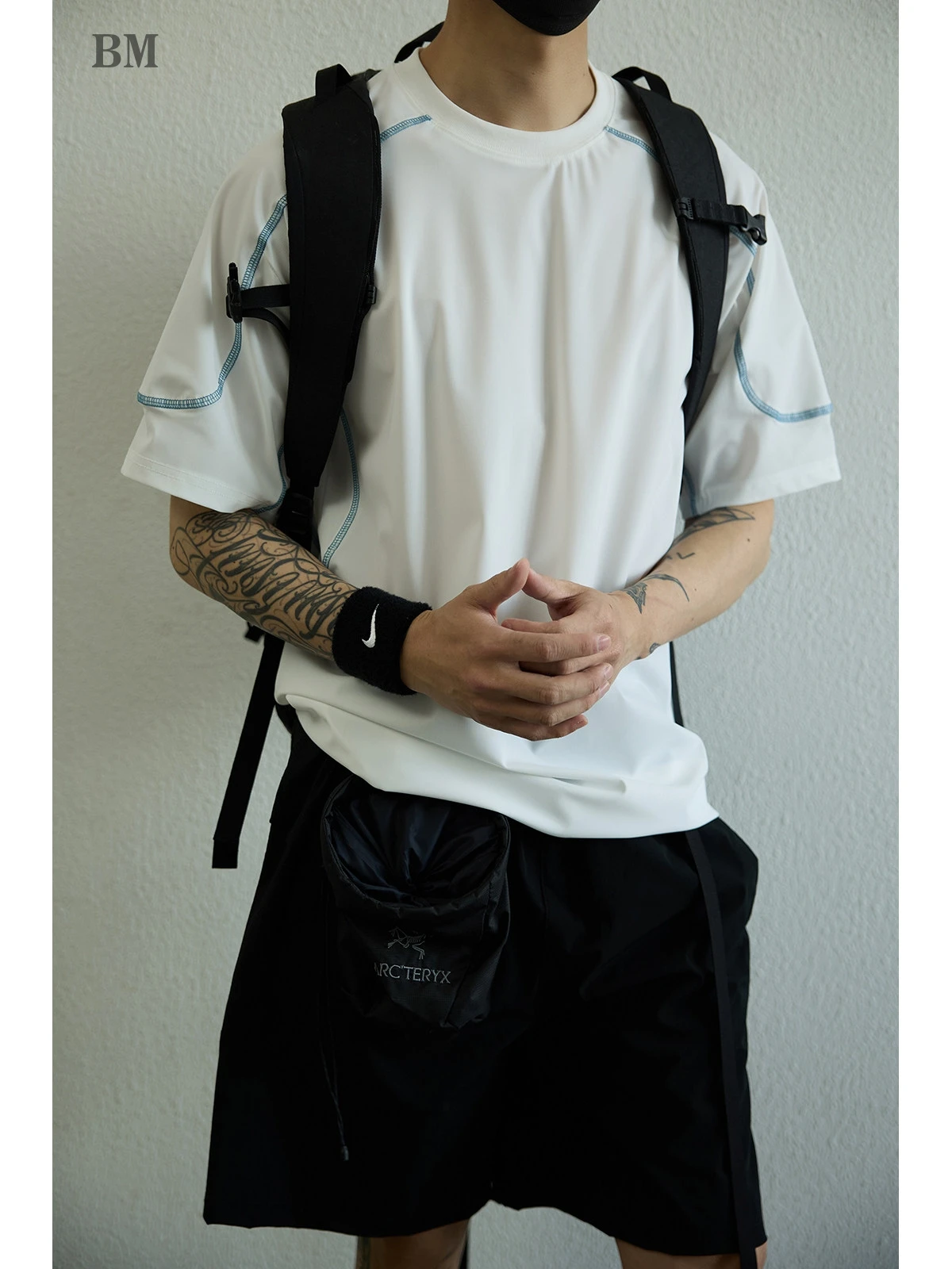 Unisex Summer Outdoor Sports Contrast Stitching T Shirt Quick Dry Cooling Loose Fit Crew Neck Short Sleeve Casual Trendy Tops
