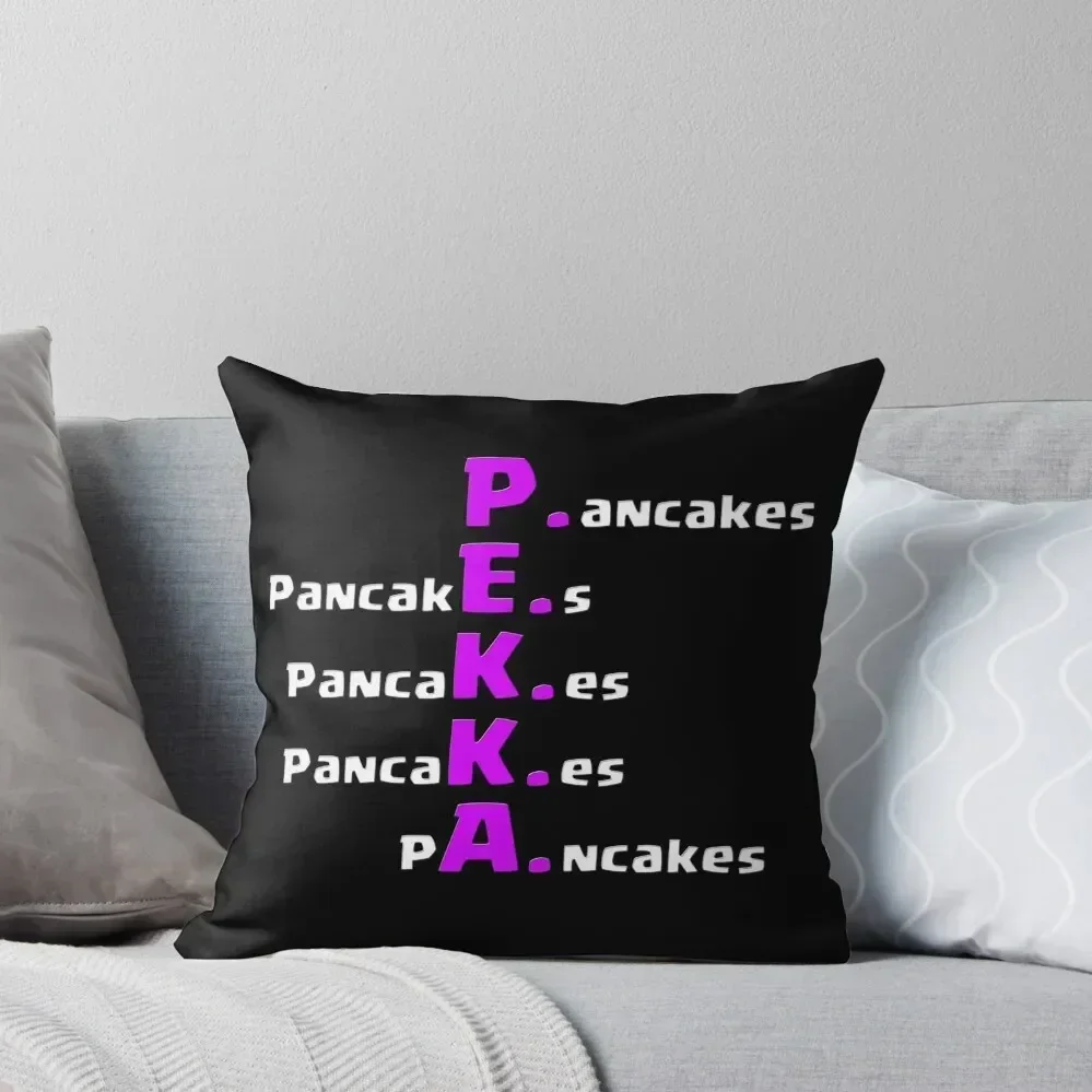 

PEKKA Pancakes Throw Pillow Pillow Decor Couch Pillows Christmas Pillow Cases Room decorating items