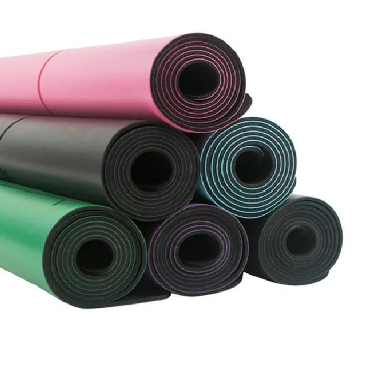 

High Quality Natural Rubber Yoga Mat Exercise Gym Mat Black Yoga Mat