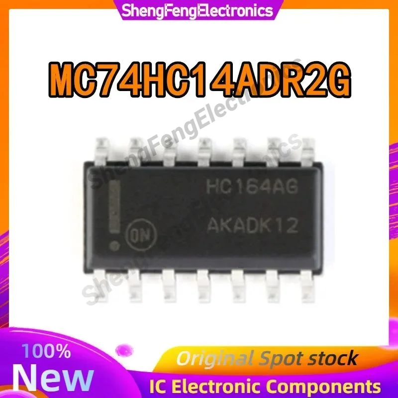 

10PCS MC74HC14ADR2G 74HC14ADR2G HC14AG MC74HC14ADR MC74HC14 MC74HC MC74 MC IC Chip SOP8 Hex Inverter with Schmitt Trigger Input