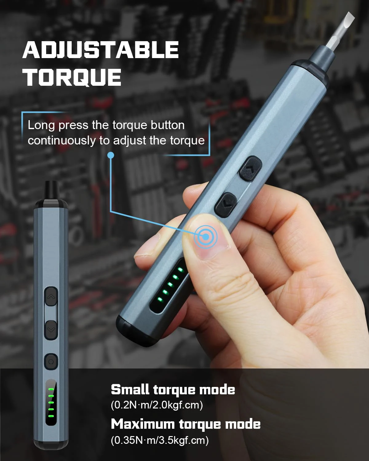 68-in-1 Electric Screwdriver Set – 5 Torque Settings, Magnetic Bits for iPhone, Glasses, Watch, PC Repair 3