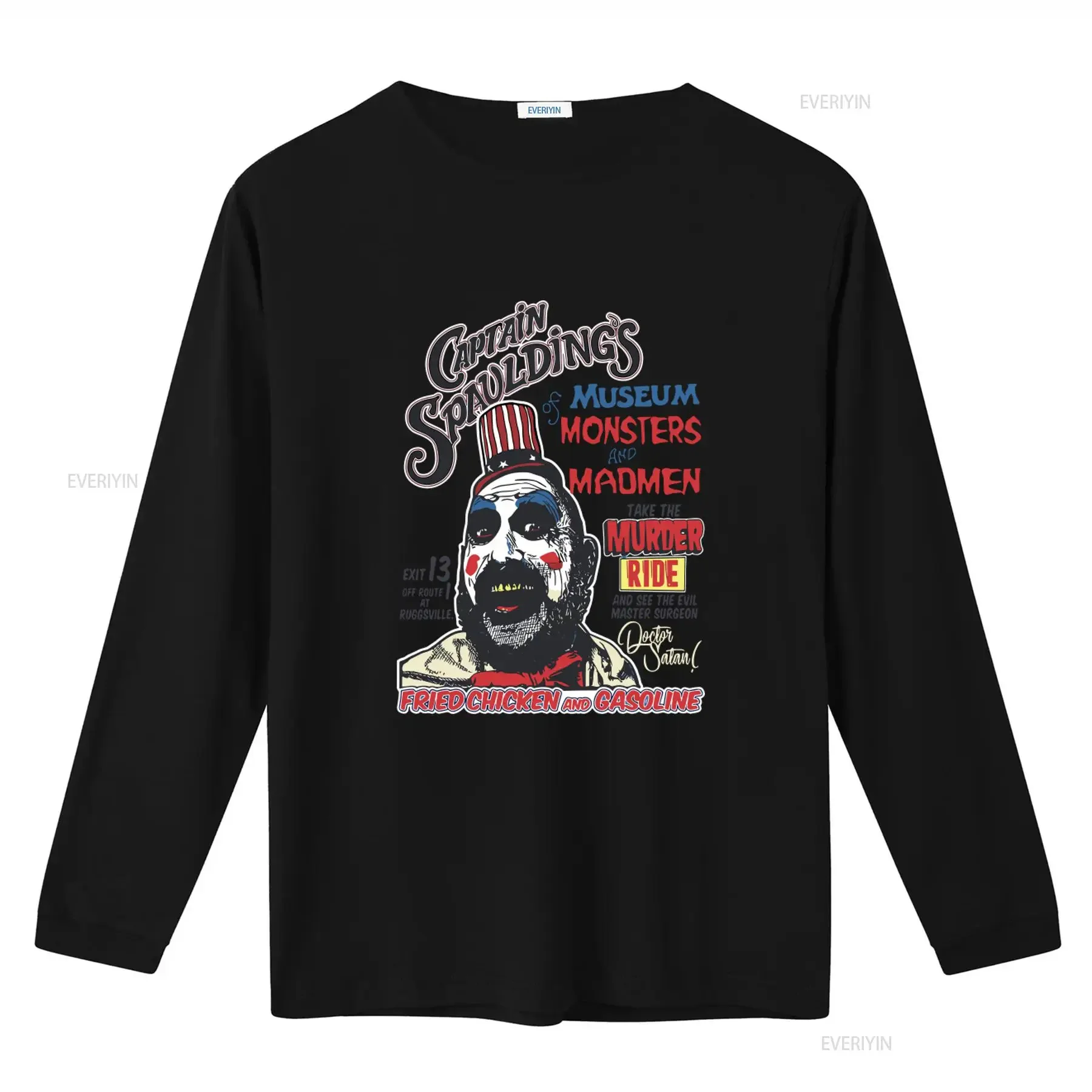Captain Spaulding Museum Monsters and Madmen T Shirt S 3XL House of 1000 Corpses Take the Murder Ride  vintage Washed graphic