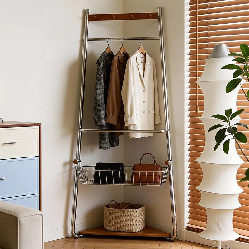 Open Organizer Coat Racks Clothes Standing Luxury Living Room Hotel Modern Display Coat Racks Floor Perchero Trendy Furniture