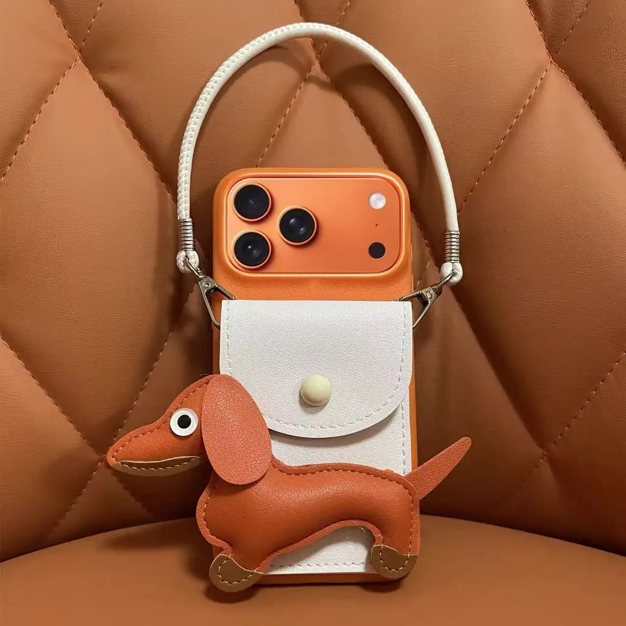 

Подходит для чехла для iPhone, косой ремешок, мягкий резиновый защитный чехол от падения, кожаный узор, можно загрузить с картой.