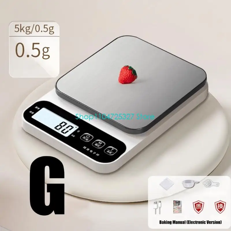 D8KF مقياس قياس رقمي مصغر مقاوم للرش، بناء مثالي لمطبخ السفر