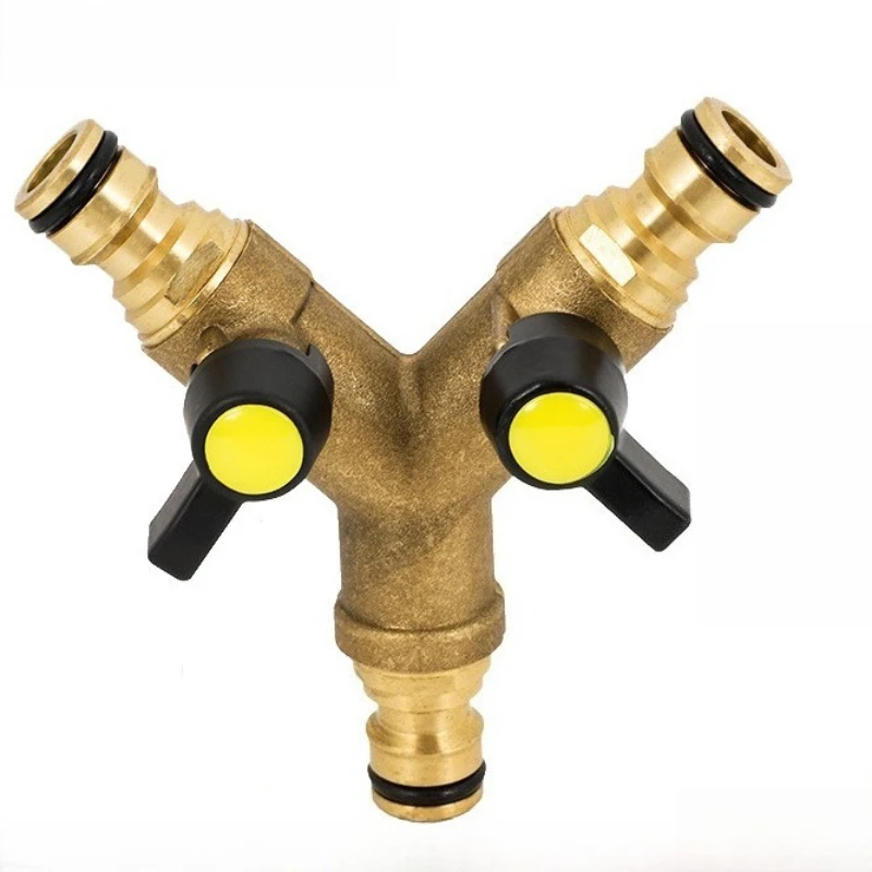 1Pcs 1/2'' 3/4'' 1'' Brass Tap Quick Connecter 16mm Copper Hose Coupling Adapter Garden Tubing Repair Watering Gun Fittings Tool