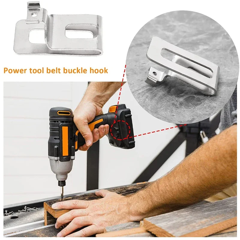 for Dewalt/Makita/Bosch/Milwaukee/Worx 18V20V  Electric Drill Belt HookCordless Drills Wrench Holder Clip Hooks Power Tool Part