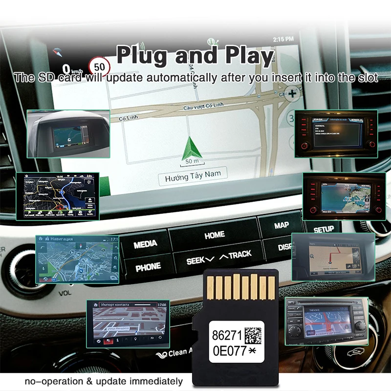 86271-0E077 USA/CAN for Toyota Corolla Prius Navigation GPS Update 2025 Newest Version Software Sat Nav accessories Map SD Card
