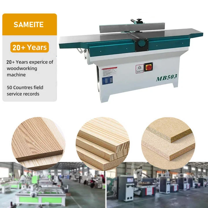 

Woodworking Heavy-Duty Wood Surface Planer Equipment Wood Jointer Surface Planing Machine Wood Planer MB503 MB504 MB506