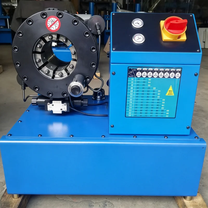 Hydraulic Hose Crimper Bench Type Easy Operate 1/4 To 2 Inch Range Industrial Crimper for Hydraulic Oil Pipe Fitting Connection