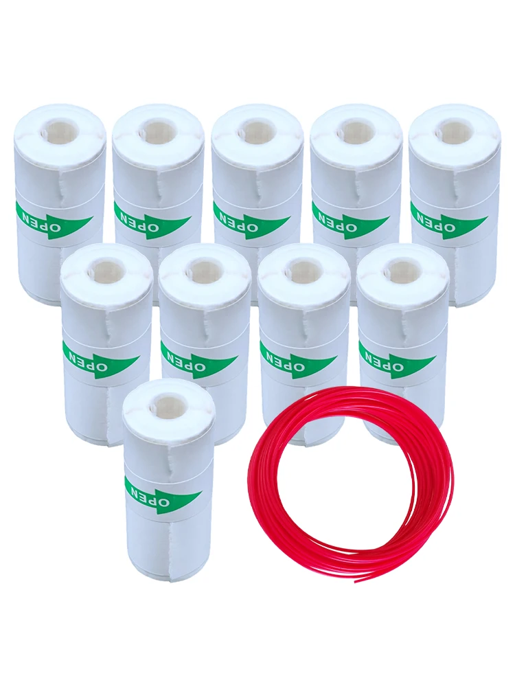 10rolls Pen Portable Label Stickers White 1.75mm PLA 3D Thermal DIY 57x25mm Printing Paper Home Decor Office Mini Photo Printer