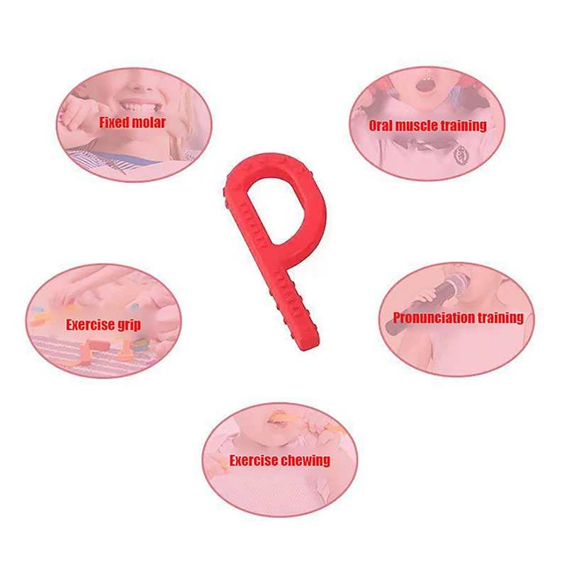 Grading Bite Blocks Chewing Teether For Kids Adult Oral Motor Mandible Bite Force Trainer Autism Sensory Speech Therapy