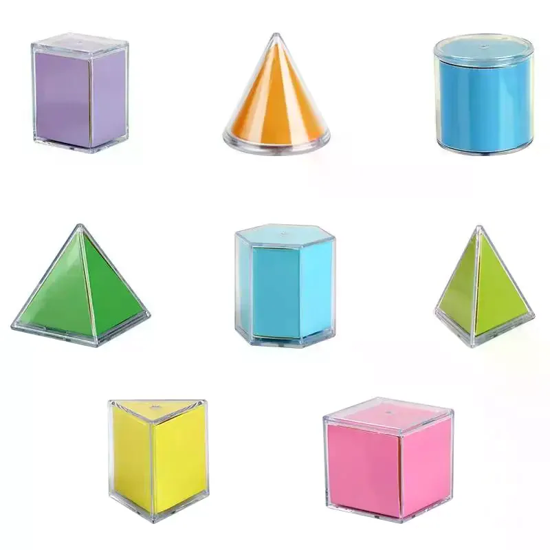 1 Set STEM Education Teaching Kits Geometry Demonstration Models Spatial Structure Visualization Tools