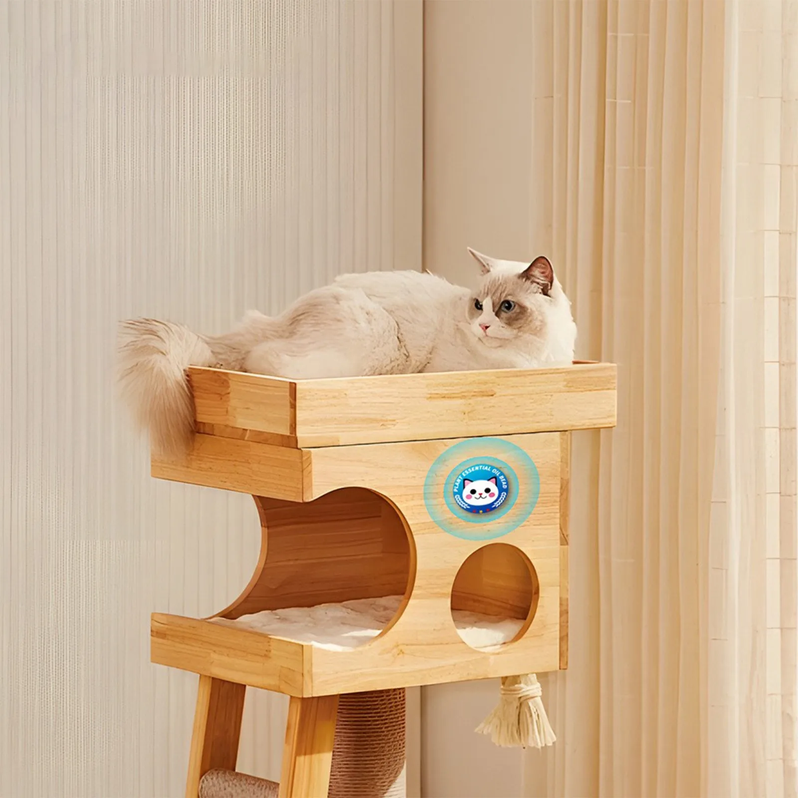 ملصقات مهدئة لراحة الحيوانات الأليفة، عواطف جديدة للكلاب والقطط مع الزيوت العطرية التي تزرعها بشكل طبيعي، آمنة وفعالة، 6 قطع للأسفل #4