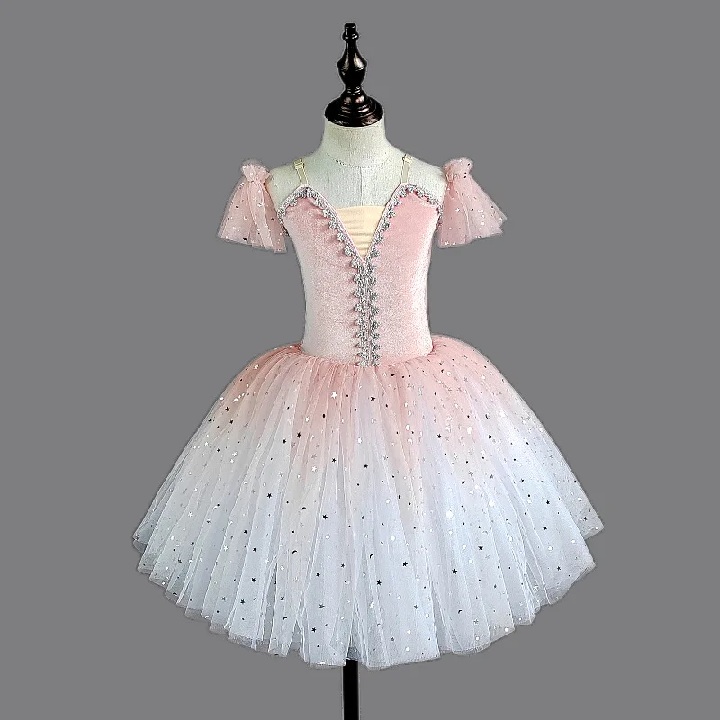 primary-school-performance-gradual-change-color-tutu-skirt-long-gauze-skirt-with-flash-princess-skirt-performance-clothes-childr