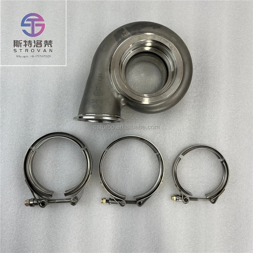 

Турбокомпрессор оригинальный G40, стандартное вращение, корпус турбины из нержавеющей стали 757707-0028 AR0.95 V-band G40-900 G40-1150