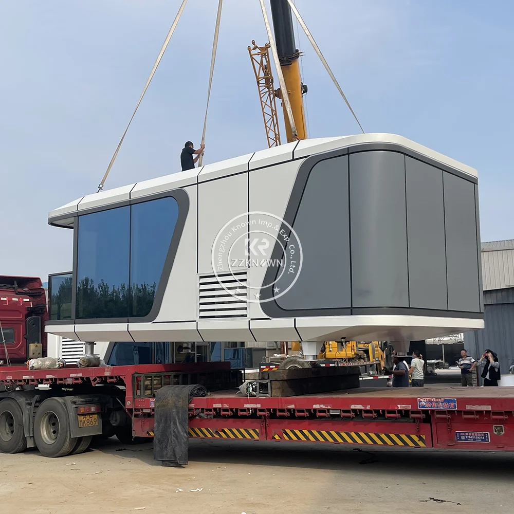   บ้านแคปซูลสำเร็จรูปขนาดใหญ่เคลื่อนย้ายได้ หรูหรา เป็นมิตรกับสิ่งแวดล้อม