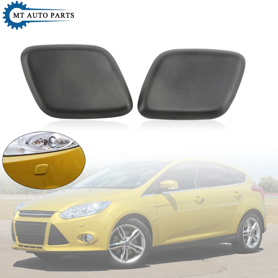 MTAP Front Bumper Headlight Washer Nozzle Cover Cap HeadLamp Water Spray Jet Lid For Ford Focus MK3 2012 2013 2014