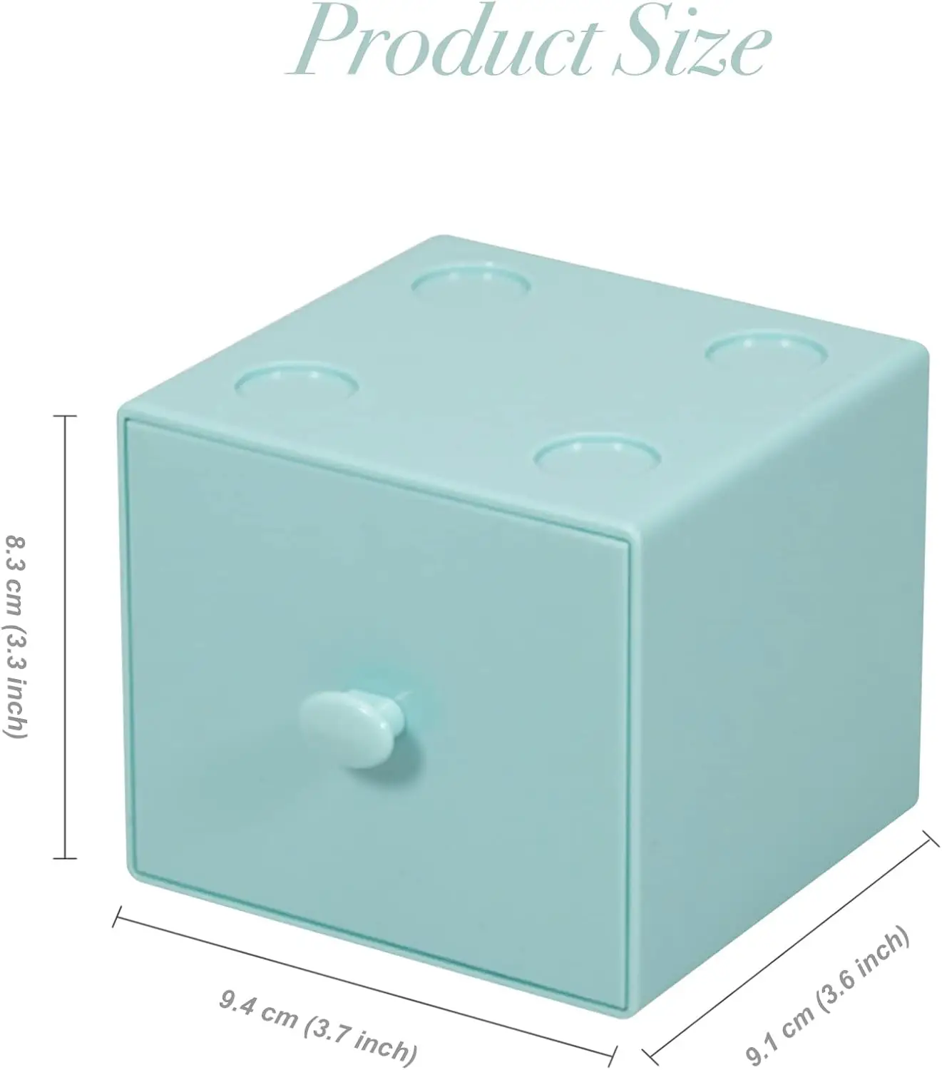 عبوتان من منظم المكتب الصغير، أدراج تنظيم لطيفة قابلة للتكديس، درج سطح المكتب، منظم سطح المكتب للمكتب و( #3