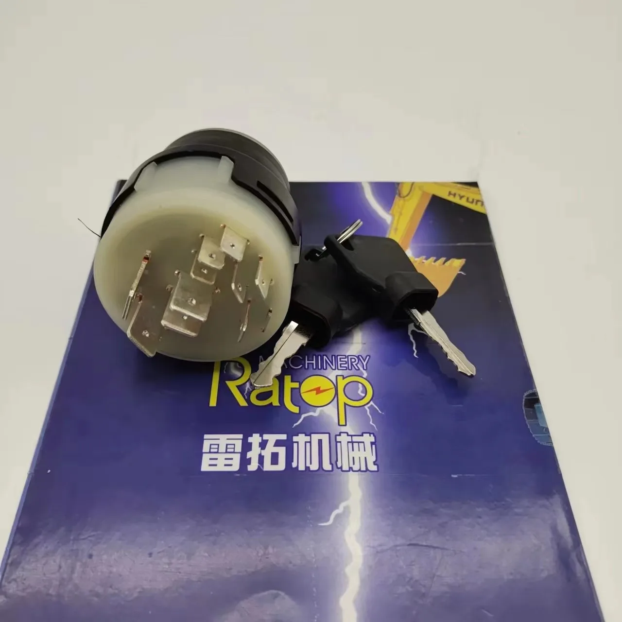 Ignition Switch w/2 Keys 701/80184 701/8084N 701/45500 701/45501 Preheat Start Switch for JCB Car Tractor Trailer