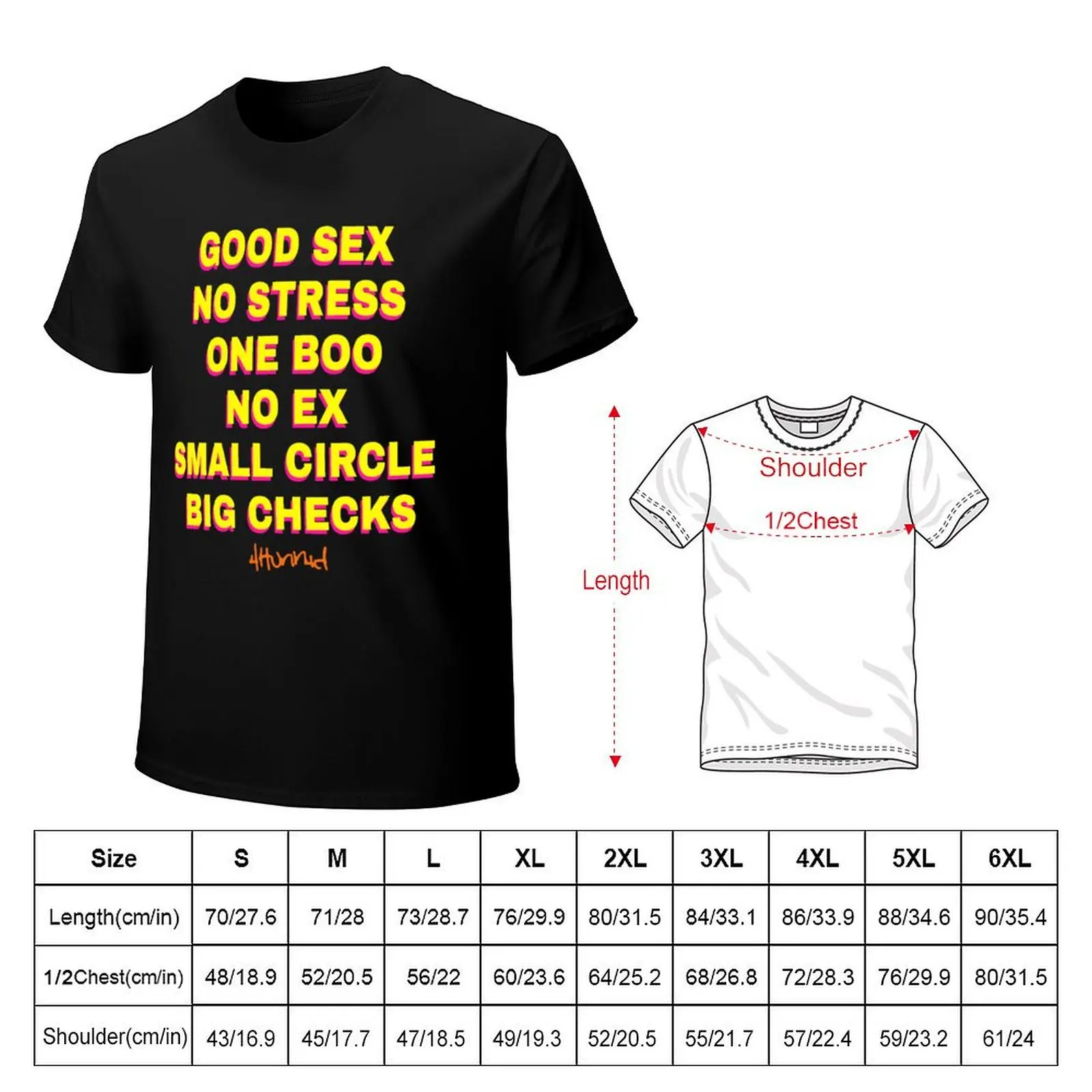 Good Sex No Stress One Boo No Ex Small Circle Big Checks T-Shirt boys animal print black t-shirts for men