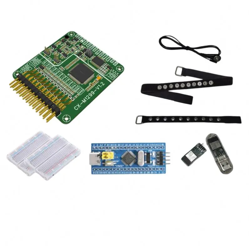 

ADS1299 EEG EMG Sensor Module STM32/Arduino/ESP32 Development Kit/evaluation Board Set Two (STM32 Set) Set One + STM32F103C8
