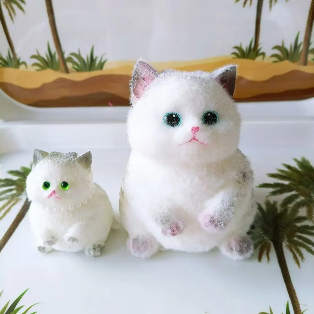 Nieuwigheid Trage Rebound Grote Kat Pop Knijpdier Cartoon Simulatie Kat Knijpspeelgoed Kleurrijke Mini Kat Fidget Volwassenen